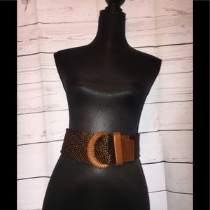 Vintage Express Wide Brown Belt
